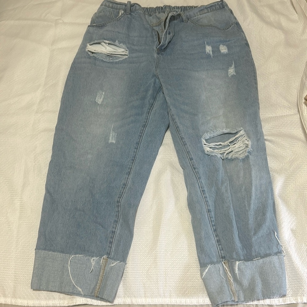 Shein distressed Jeans 2xl